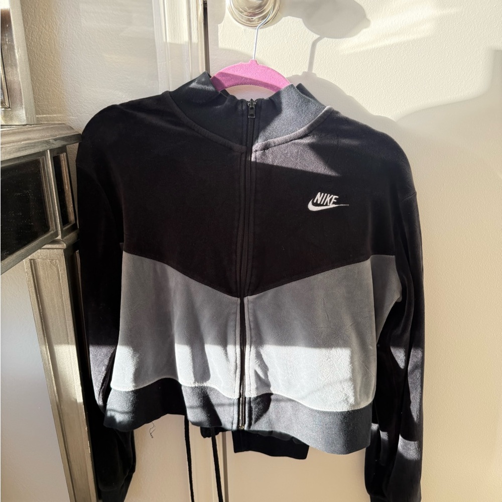 Nike Black velvet set